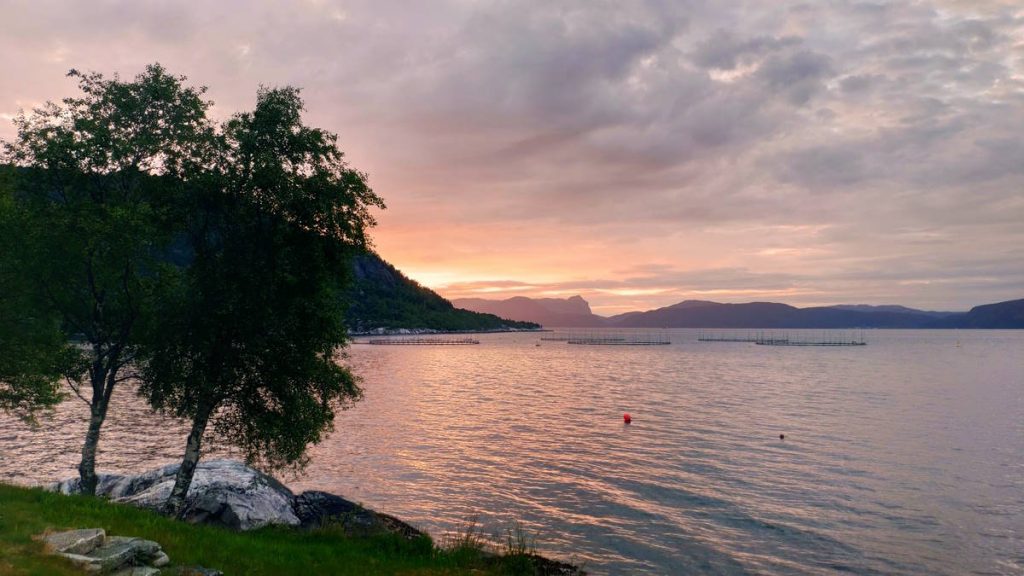 Soleil de minuit en Norvège