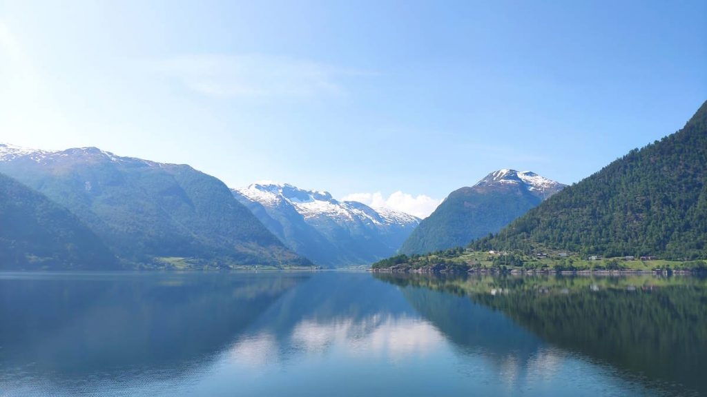 Fjord en norvège