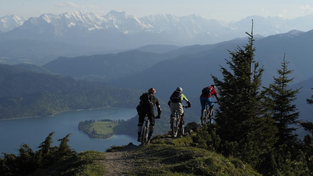 VTT en montagne